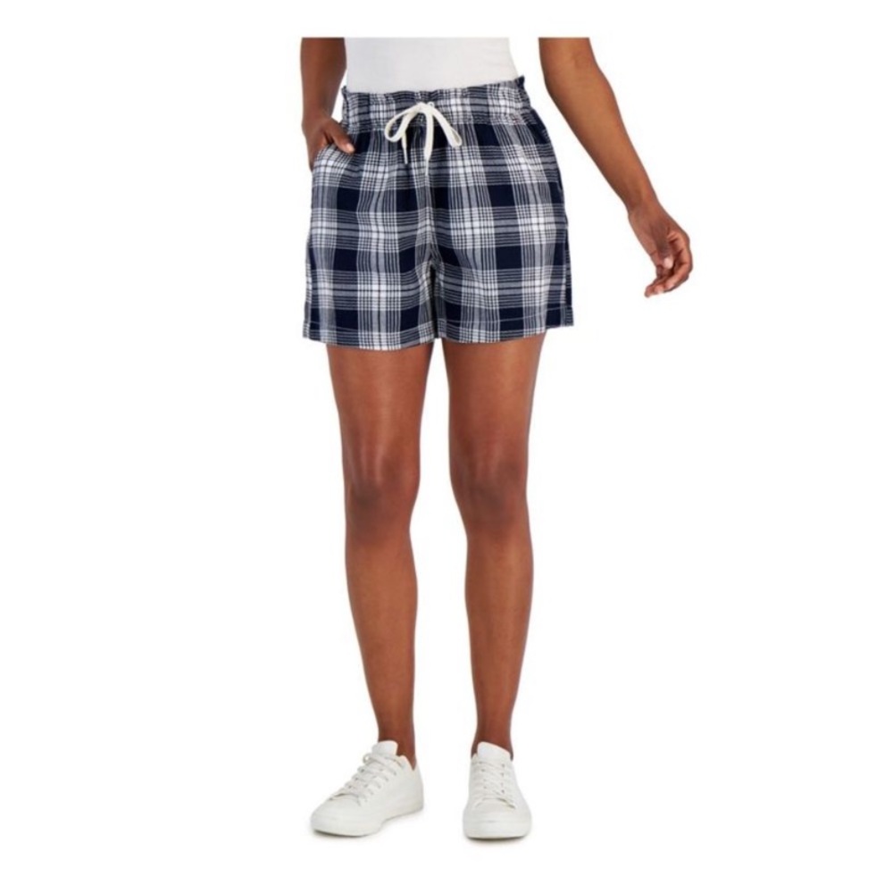 Tommy Hilfiger plaid women large shorts